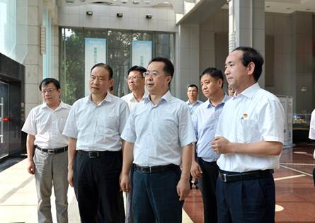 陕西省副省长陆治原：yl23411永利发展走在行业前列 具备旗号与标杆意思
